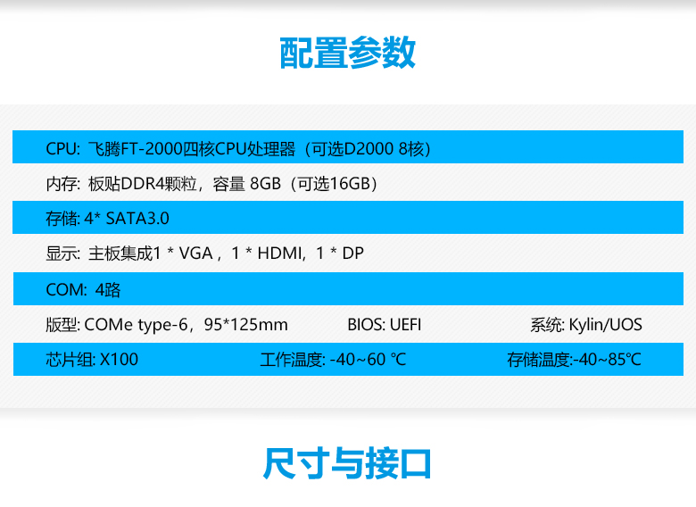恒盛FT-2000/4全国产化核心板C202F(图2)