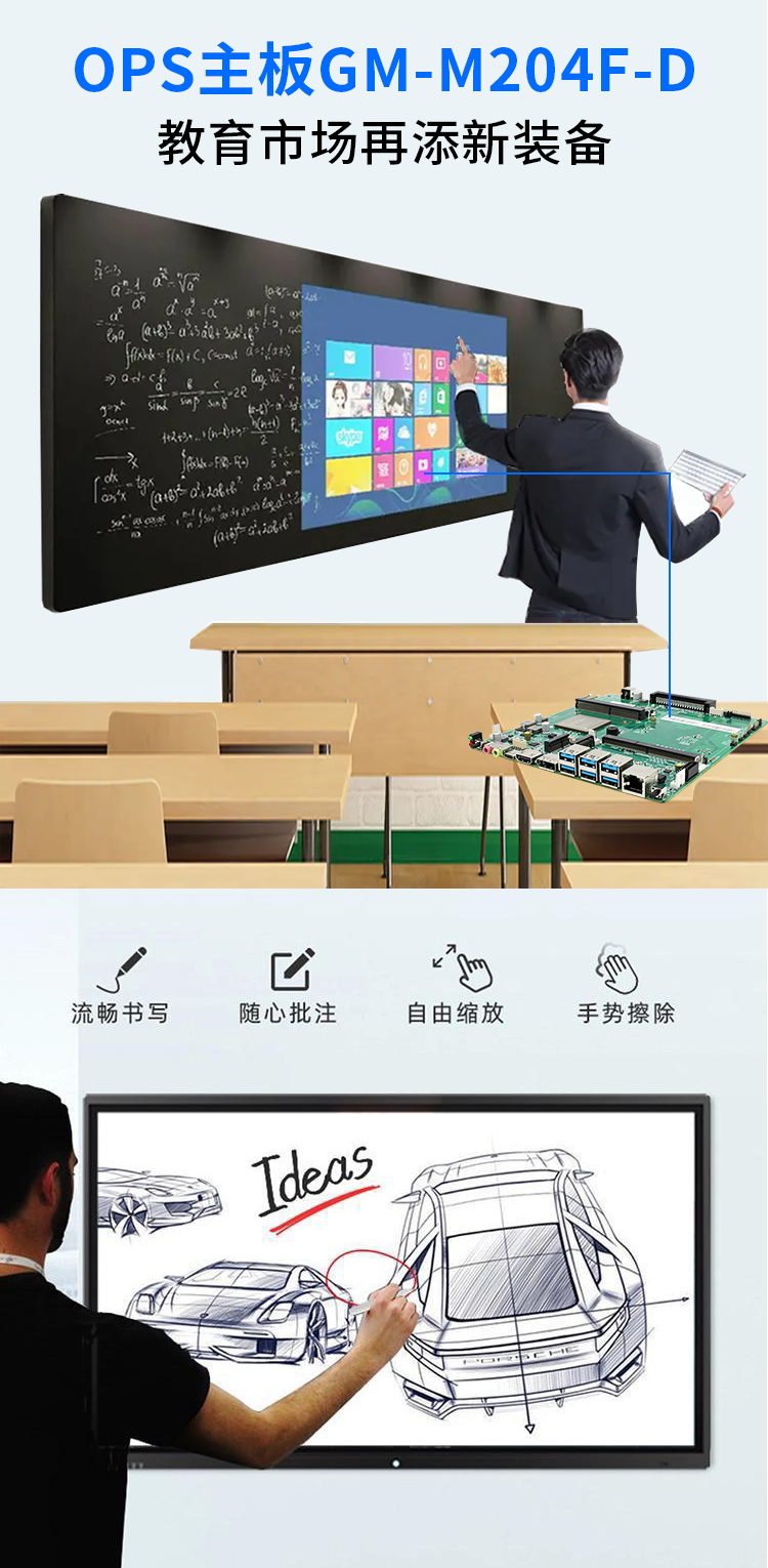 【高能计算机新品发布】恒盛D2000国产OPS主板，让教育设备智慧融合！(图1)