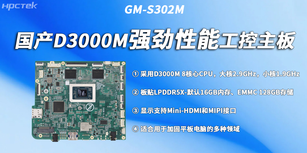 恒盛D3000M工控主板：强性能、多扩展(图2)