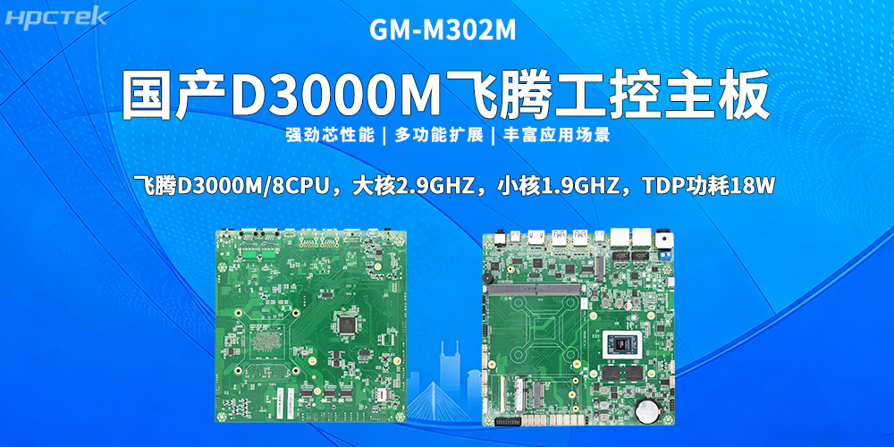 国产芯，向未来！高能计算机新品D3000M恒盛M-ITX主板重磅推出(图2)