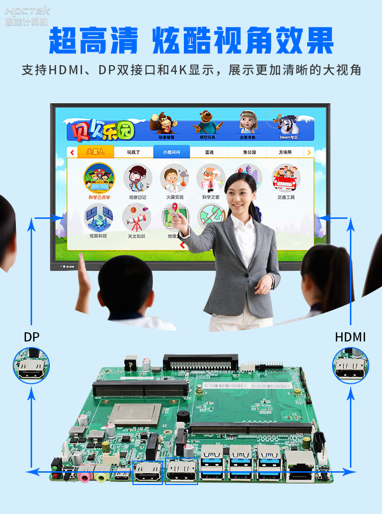 【高能计算机新品发布】恒盛D2000国产OPS主板，让教育设备智慧融合！(图5)